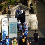 Group two setting off from St Thomas's