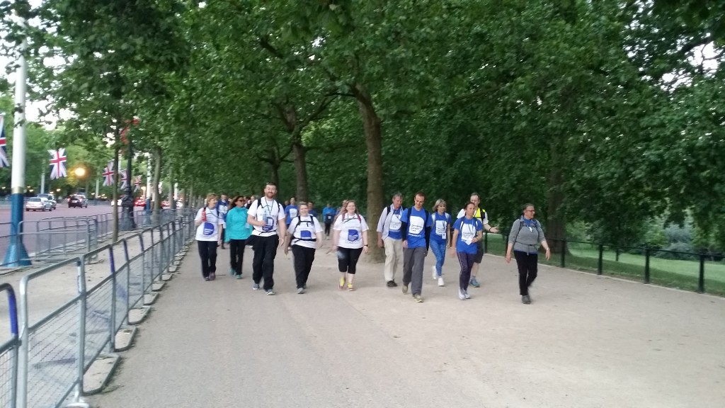 Lots of DCC walkers on The Mall