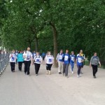 Lots of DCC walkers on The Mall