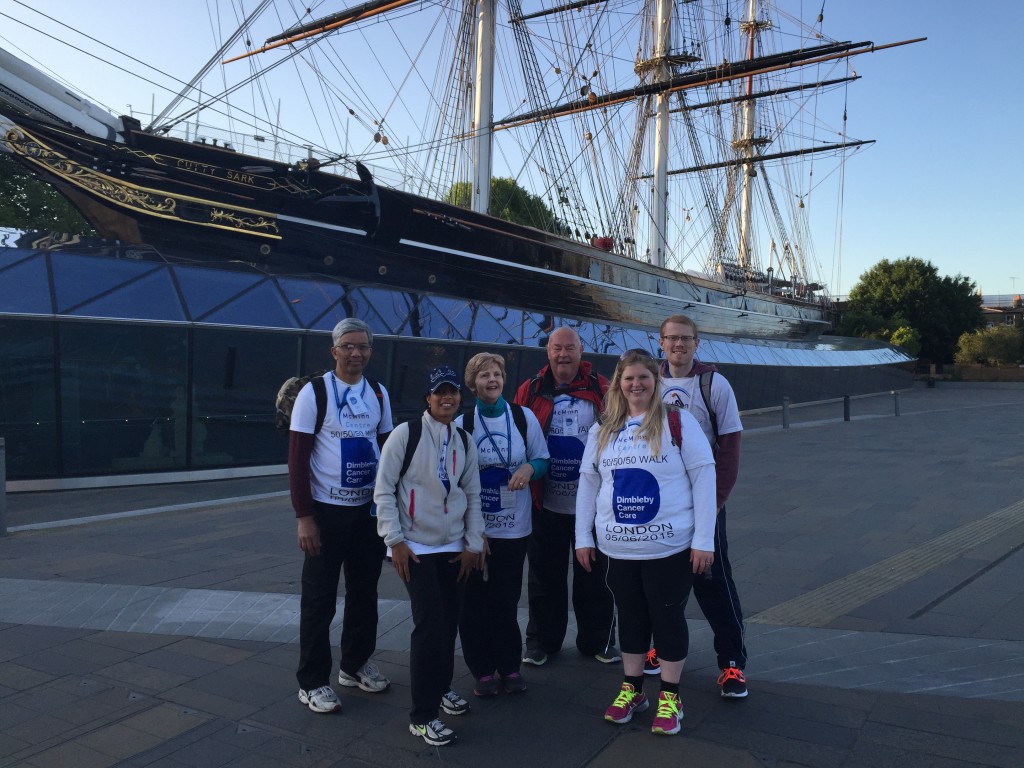 The McMinn Centre Team at the Cutty Sark