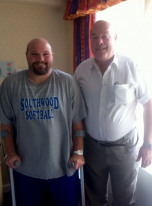 Hip Replacement Patient Chuck After Surgery With Derek McMinn