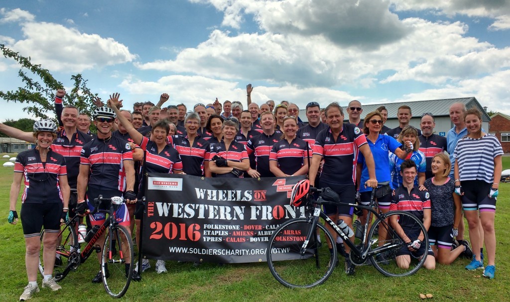 Participants in 'Wheels on the Western Front'
