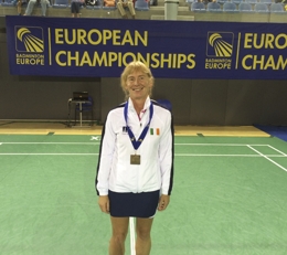 Sian Williams Gold Medal at European Masters 2014