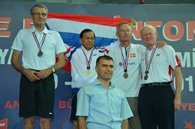 Dave Eddy 2013 World Masters badminton Veterans