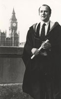 Mr McMinn Graduating from St Thomas' Hospital, London, 1977